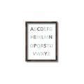 Picture of Mint Alphabet I _GroupedProduct_Rectangle_Portrait_Mini_ _GroupedProduct_Rectangle_Portrait_Canvas_Framed_
