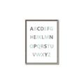 Picture of Mint Alphabet I _GroupedProduct_Rectangle_Portrait_Mini_ _GroupedProduct_Rectangle_Portrait_Canvas_Framed_