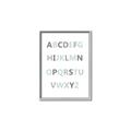 Picture of Mint Alphabet I _GroupedProduct_Rectangle_Portrait_Mini_ _GroupedProduct_Rectangle_Portrait_Canvas_Framed_