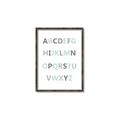 Picture of Mint Alphabet I _GroupedProduct_Rectangle_Portrait_Mini_ _GroupedProduct_Rectangle_Portrait_Canvas_Framed_