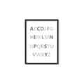 Picture of Mint Alphabet I _GroupedProduct_Rectangle_Portrait_Mini_ _GroupedProduct_Rectangle_Portrait_Canvas_Framed_