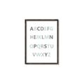 Picture of Mint Alphabet I _GroupedProduct_Rectangle_Portrait_Mini_ _GroupedProduct_Rectangle_Portrait_Canvas_Framed_