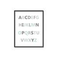 Picture of Mint Alphabet I _GroupedProduct_Rectangle_Portrait_Mini_ _GroupedProduct_Rectangle_Portrait_Canvas_Framed_