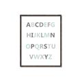Picture of Mint Alphabet I _GroupedProduct_Rectangle_Portrait_Mini_ _GroupedProduct_Rectangle_Portrait_Canvas_Framed_