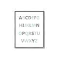 Picture of Mint Alphabet I _GroupedProduct_Rectangle_Portrait_Mini_ _GroupedProduct_Rectangle_Portrait_Canvas_Framed_