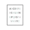 Picture of Mint Alphabet I _GroupedProduct_Rectangle_Portrait_Mini_ _GroupedProduct_Rectangle_Portrait_Canvas_Framed_