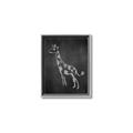 Picture of Chalk Giraffe _GroupedProduct_Rectangle_Portrait_Mini_ _GroupedProduct_Rectangle_Portrait_Canvas_Framed_