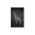 Picture of Chalk Giraffe _GroupedProduct_Rectangle_Portrait_Mini_ _GroupedProduct_Rectangle_Portrait_Canvas_Framed_