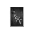 Picture of Chalk Giraffe _GroupedProduct_Rectangle_Portrait_Mini_ _GroupedProduct_Rectangle_Portrait_Canvas_Framed_