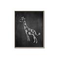 Picture of Chalk Giraffe _GroupedProduct_Rectangle_Portrait_Mini_ _GroupedProduct_Rectangle_Portrait_Canvas_Framed_