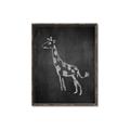 Picture of Chalk Giraffe _GroupedProduct_Rectangle_Portrait_Mini_ _GroupedProduct_Rectangle_Portrait_Canvas_Framed_