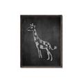 Picture of Chalk Giraffe _GroupedProduct_Rectangle_Portrait_Mini_ _GroupedProduct_Rectangle_Portrait_Canvas_Framed_