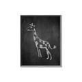 Picture of Chalk Giraffe _GroupedProduct_Rectangle_Portrait_Mini_ _GroupedProduct_Rectangle_Portrait_Canvas_Framed_