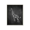 Picture of Chalk Giraffe _GroupedProduct_Rectangle_Portrait_Mini_ _GroupedProduct_Rectangle_Portrait_Canvas_Framed_