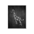 Picture of Chalk Giraffe _GroupedProduct_Rectangle_Portrait_Mini_ _GroupedProduct_Rectangle_Portrait_Canvas_Framed_