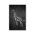 Picture of Chalk Giraffe _GroupedProduct_Rectangle_Portrait_Mini_ _GroupedProduct_Rectangle_Portrait_Canvas_Framed_