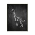 Picture of Chalk Giraffe _GroupedProduct_Rectangle_Portrait_Mini_ _GroupedProduct_Rectangle_Portrait_Canvas_Framed_
