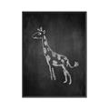Picture of Chalk Giraffe _GroupedProduct_Rectangle_Portrait_Mini_ _GroupedProduct_Rectangle_Portrait_Canvas_Framed_