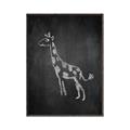 Picture of Chalk Giraffe _GroupedProduct_Rectangle_Portrait_Mini_ _GroupedProduct_Rectangle_Portrait_Canvas_Framed_