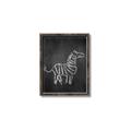 Picture of Chalk Zebra _GroupedProduct_Rectangle_Portrait_Mini_ _GroupedProduct_Rectangle_Portrait_Canvas_Framed_