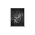 Picture of Chalk Zebra _GroupedProduct_Rectangle_Portrait_Mini_ _GroupedProduct_Rectangle_Portrait_Canvas_Framed_