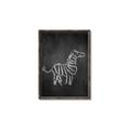 Picture of Chalk Zebra _GroupedProduct_Rectangle_Portrait_Mini_ _GroupedProduct_Rectangle_Portrait_Canvas_Framed_