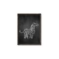 Picture of Chalk Zebra _GroupedProduct_Rectangle_Portrait_Mini_ _GroupedProduct_Rectangle_Portrait_Canvas_Framed_