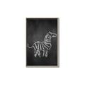 Picture of Chalk Zebra _GroupedProduct_Rectangle_Portrait_Mini_ _GroupedProduct_Rectangle_Portrait_Canvas_Framed_