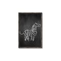 Picture of Chalk Zebra _GroupedProduct_Rectangle_Portrait_Mini_ _GroupedProduct_Rectangle_Portrait_Canvas_Framed_