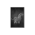 Picture of Chalk Zebra _GroupedProduct_Rectangle_Portrait_Mini_ _GroupedProduct_Rectangle_Portrait_Canvas_Framed_