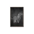 Picture of Chalk Zebra _GroupedProduct_Rectangle_Portrait_Mini_ _GroupedProduct_Rectangle_Portrait_Canvas_Framed_