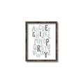 Picture of Mint Alphabet II _GroupedProduct_Rectangle_Portrait_Mini_ _GroupedProduct_Rectangle_Portrait_Canvas_Framed_