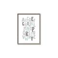 Picture of Mint Alphabet II _GroupedProduct_Rectangle_Portrait_Mini_ _GroupedProduct_Rectangle_Portrait_Canvas_Framed_