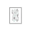 Picture of Mint Alphabet II _GroupedProduct_Rectangle_Portrait_Mini_ _GroupedProduct_Rectangle_Portrait_Canvas_Framed_