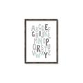 Picture of Mint Alphabet II _GroupedProduct_Rectangle_Portrait_Mini_ _GroupedProduct_Rectangle_Portrait_Canvas_Framed_