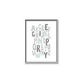 Picture of Mint Alphabet II _GroupedProduct_Rectangle_Portrait_Mini_ _GroupedProduct_Rectangle_Portrait_Canvas_Framed_