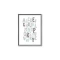 Picture of Mint Alphabet II _GroupedProduct_Rectangle_Portrait_Mini_ _GroupedProduct_Rectangle_Portrait_Canvas_Framed_