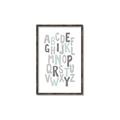 Picture of Mint Alphabet II _GroupedProduct_Rectangle_Portrait_Mini_ _GroupedProduct_Rectangle_Portrait_Canvas_Framed_