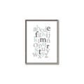 Picture of Mint Alphabet III _GroupedProduct_Rectangle_Portrait_Mini_ _GroupedProduct_Rectangle_Portrait_Canvas_Framed_
