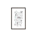 Picture of Mint Alphabet III _GroupedProduct_Rectangle_Portrait_Mini_ _GroupedProduct_Rectangle_Portrait_Canvas_Framed_