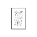 Picture of Mint Alphabet III _GroupedProduct_Rectangle_Portrait_Mini_ _GroupedProduct_Rectangle_Portrait_Canvas_Framed_