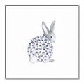 Picture of Baby Floral Bunny _GroupedProduct_Square_Mini_ _GroupedProduct_Square_Canvas_Framed_
