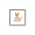 Picture of Baby Floral Fox _GroupedProduct_Square_Mini_ _GroupedProduct_Square_Canvas_Framed_