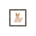 Picture of Baby Floral Fox _GroupedProduct_Square_Mini_ _GroupedProduct_Square_Canvas_Framed_