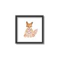 Picture of Baby Floral Fox _GroupedProduct_Square_Mini_ _GroupedProduct_Square_Canvas_Framed_