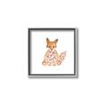 Picture of Baby Floral Fox _GroupedProduct_Square_Mini_ _GroupedProduct_Square_Canvas_Framed_