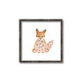 Picture of Baby Floral Fox _GroupedProduct_Square_Mini_ _GroupedProduct_Square_Canvas_Framed_