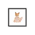 Picture of Baby Floral Fox _GroupedProduct_Square_Mini_ _GroupedProduct_Square_Canvas_Framed_