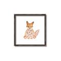 Picture of Baby Floral Fox _GroupedProduct_Square_Mini_ _GroupedProduct_Square_Canvas_Framed_