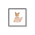 Picture of Baby Floral Fox _GroupedProduct_Square_Mini_ _GroupedProduct_Square_Canvas_Framed_